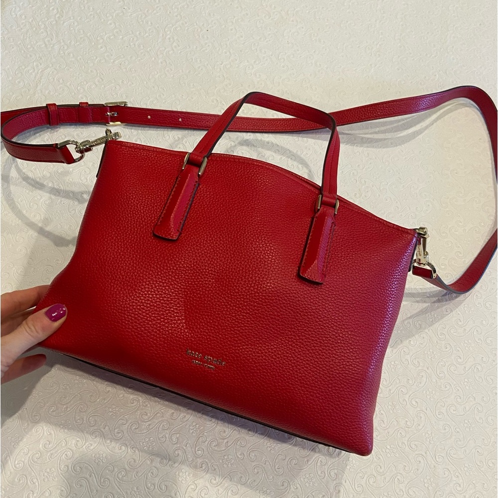 Red Kate Spade Purse in gently used condition